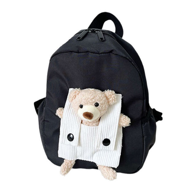 Picture of Personalized Embroidered Bear Toddler Backpack with Name - School Bag - Back to School Gift for Kids