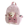 Picture of Personalized Embroidered Bear Toddler Backpack with Name - School Bag - Back to School Gift for Kids