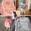 Picture of Personalized Embroidered Backpack with Name - Floral Pattern Style School Bag - Back to School Gift for Kids
