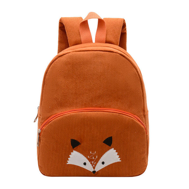 Picture of Personalized Embroidered Toddler Backpack with Name - School Bag - Back to School Gift for Kids