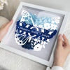 Picture of Personalized Butterfly Mom Flower Shadow Box - Custom Mom's Rose Frame Box - Custom Flower Box with Names - Personalized Birthday and Mother's Day Gift for Mom