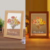 Picture of Custom Birth Flower Frame with Kids Names - Single or 3 Colors Optional - Personalized Mother's Day Gifts for Mom and Grandma