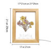 Picture of Custom Birth Flower Frame with Kids Names - Single or 3 Colors Optional - Personalized Mother's Day Gifts for Mom and Grandma