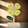 Picture of Personalized 3D Petal Flowers - Custom Wooden Plants with Family Names - Personalized Wooden Flower Puzzles for Mother's Day and Father's Day