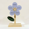 Picture of Personalized 3D Petal Flowers - Custom Wooden Plants with Family Names - Personalized Wooden Flower Puzzles for Mother's Day and Father's Day