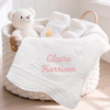 Picture of Personalized Baby Name Blanket - Embroidered Letter Blanket - Custom Embroidered Baby Blanket