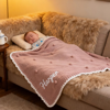 Picture of Personalized embroidered baby blankets - Custom knitted bean blankets - Personalized nap blankets