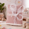 Picture of Personalized embroidered baby blankets - Custom knitted bean blankets - Personalized nap blankets