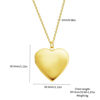 Picture of Personalized Photo Heart Shaped Locket Necklace - Custom Photo Locket Necklace with Engraving - Custom Jewelry