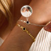 Picture of Custom Photo Bracelet - Geometric Chain Bracelet - Personalized Gift for Her