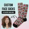 Picture of Personalized Face Socks For Boyfriend and Girlfriend - Valentine's Day Gifts