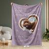 Picture of Personalized Pet Memorial Blankets - Personalized Photo Cat/Dog Blanket Fleece Blanket - Heartwariming Gift