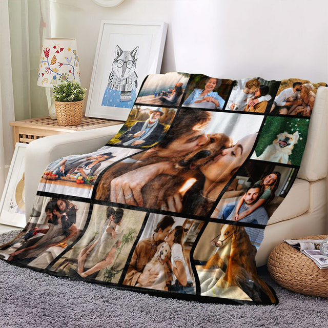 Picture of Personalized Blankets - Custom Christmas Blankets - Custom Photo Blankets