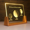 Picture of Personalized Moon Phase Crystal Lamp | Three Moon Phase Crystal Lamp