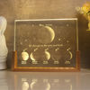 Picture of Personalized Moon Phase Crystal Lamp | Family Moon Phase Crystal Lamp