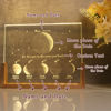 Picture of Personalized Moon Phase Crystal Lamp | Family Moon Phase Crystal Lamp