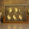 Picture of Personalized Moon Phase Crystal Lamp | Family Moon Phase Crystal Lamp