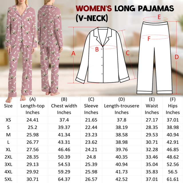Picture of Personalized Pajamas - Custom long sleeve pajamas - Custom cat face pajamas - Custom cat face colorful fish long sleeve pajamas