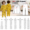 Picture of Personalized Pajamas - Custom long sleeve pajamas - Custom cat face pajamas - Custom cat face colorful fish long sleeve pajamas